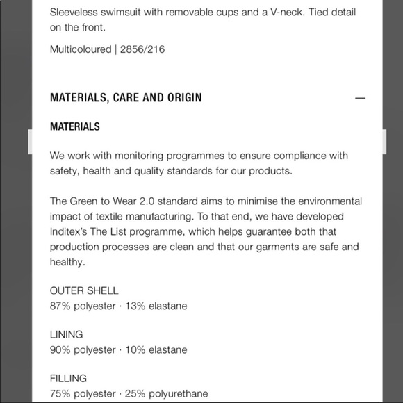 Zara MARBLED PRINTED SWIMSUIT - Picture 4 of 5